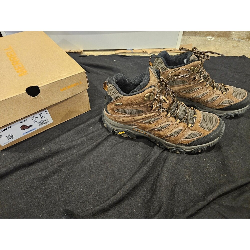 Merrell Moab 3 Mid Wp Earth J035839 Mens 9.5 Hiking Boots